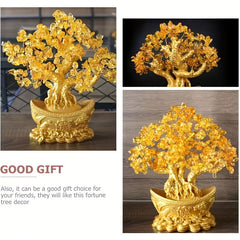 Rich Tree Ornament Opening Gift Office Ornament Lucky Gift