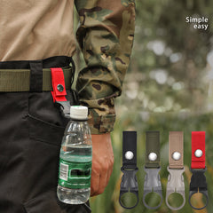 Water Bottle Holder with Nylon Webbing Buckle for Secure Carrying