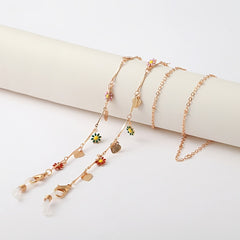 Glasses Chain Star Moon Heart Pendant Alloy Mask Chain