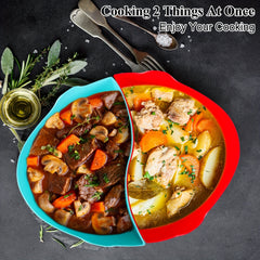 Silicone Slow Cooker Liner for Crock Pot 6 QT Oval Slow Cookers