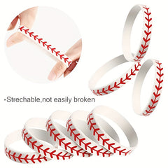 Softball Bracelet Softball Wristband Silicone Bracelet - Softball Gift