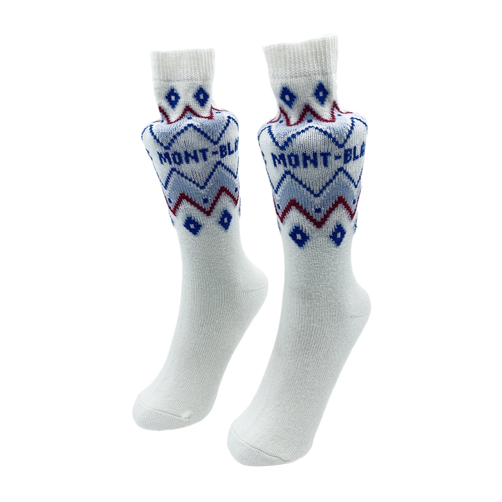 Soft & Comfy Argyle Crew Socks - Women's Stockings
