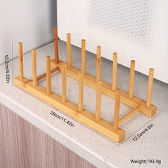 Insulated Bamboo Drain Tray Holder for Tea Cakes & Kitchen Supplies