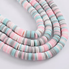 DIY Bracelet Making Kit Clay Beads Charms & Elastic Strings