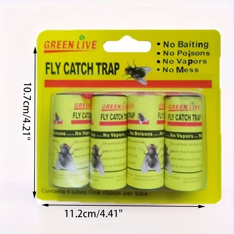 Effective Fly Trap Paper for Fruit Flies, Bugs, and Mosquitoes
