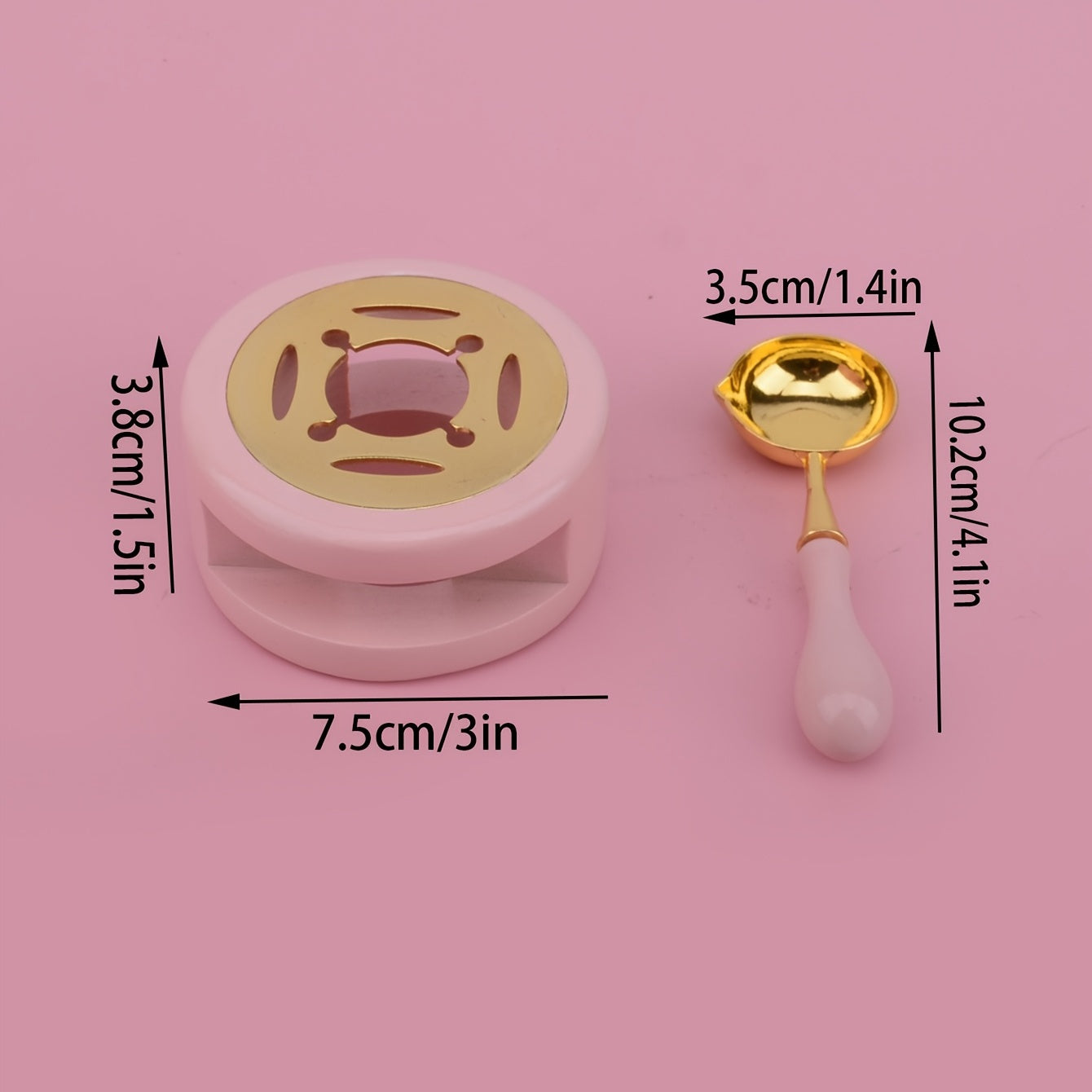 Wax Seal Set: Stamp, Heads, Stove, Spoon