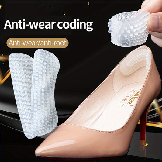 Silicone Heel Stickers Heels Grips Anti Slip Cushions Foot Care Protector