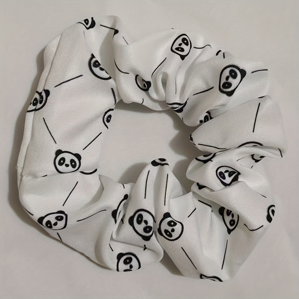 5pcs Large Cartoon Pattern Scrunchie Hair Tie Hair Rope Female Hair Accessories