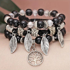Bohemian Style Owl Beaded Bracelet For Party