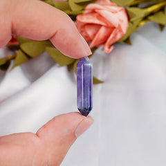 Amethyst Healing Crystal Cubes Set - Natural Tumbled Wand for Reiki Balance