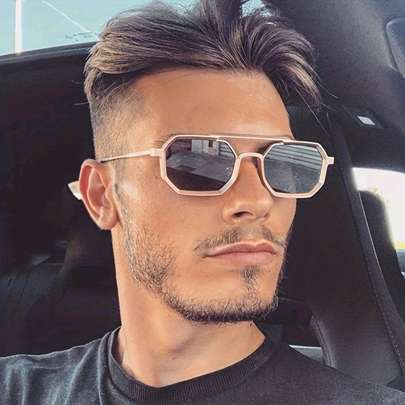 Punk Metal Frame Hip hop Sunglasses Outdoor Vacation Sun Shades