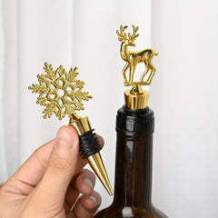 Christmas Gift Wine Preservation Stopper Party Decoration