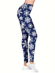Camouflage Print High Waist Leggings for Women