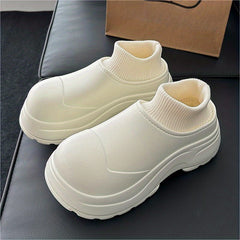 Warm Fur Lined Slip On Water Boots