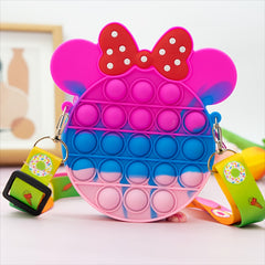 Silicone Unicorn Messenger Bag Coin Purse for Girls