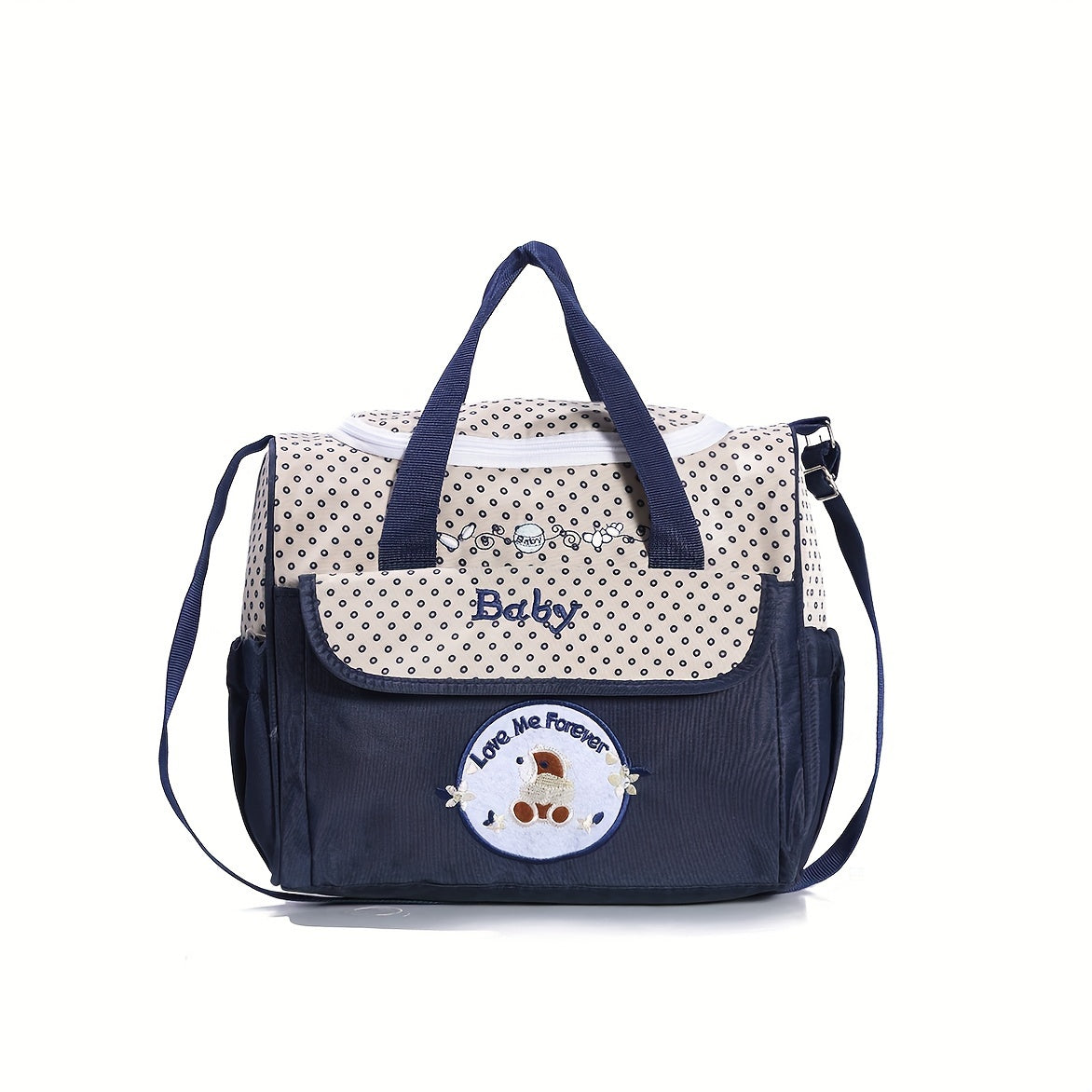 Animal Print Lightweight Messenger Bag for Travel Bear Diaper Bag