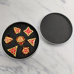1pc Round Metal Dice Box - Silver Metal Dice Box for Storing Dice