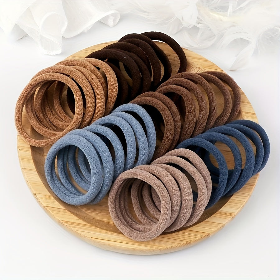 Colorful Hair Ties Elastic Basic Hair Accessories