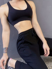 Scalloped Beauty Back Yoga Fitness Bra