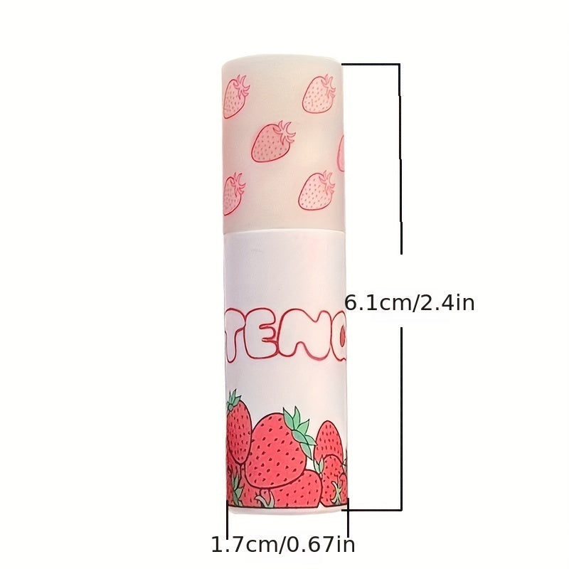 Strawberry Lip Gloss Matte Velvet Lip Glaze Long Lasting Makeup