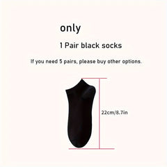 10 Soft Ankle Socks Solid Low Cut Socks Women Men Stockings