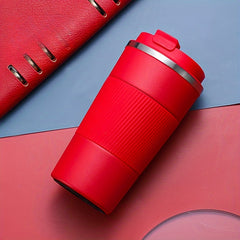 500ml 16.9oz Stainless Steel Travel Coffee Mug Leakproof Vacuum Water Cup