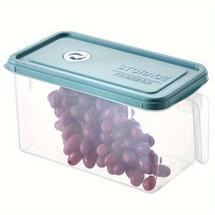 Large Capacity Refrigerator Storage Box With Lid And Handle