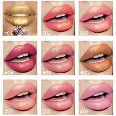 Temperature-Activated Metallic Lipstick