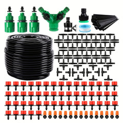 164ft DIY Garden Drip Irrigation System - Save Time & Water