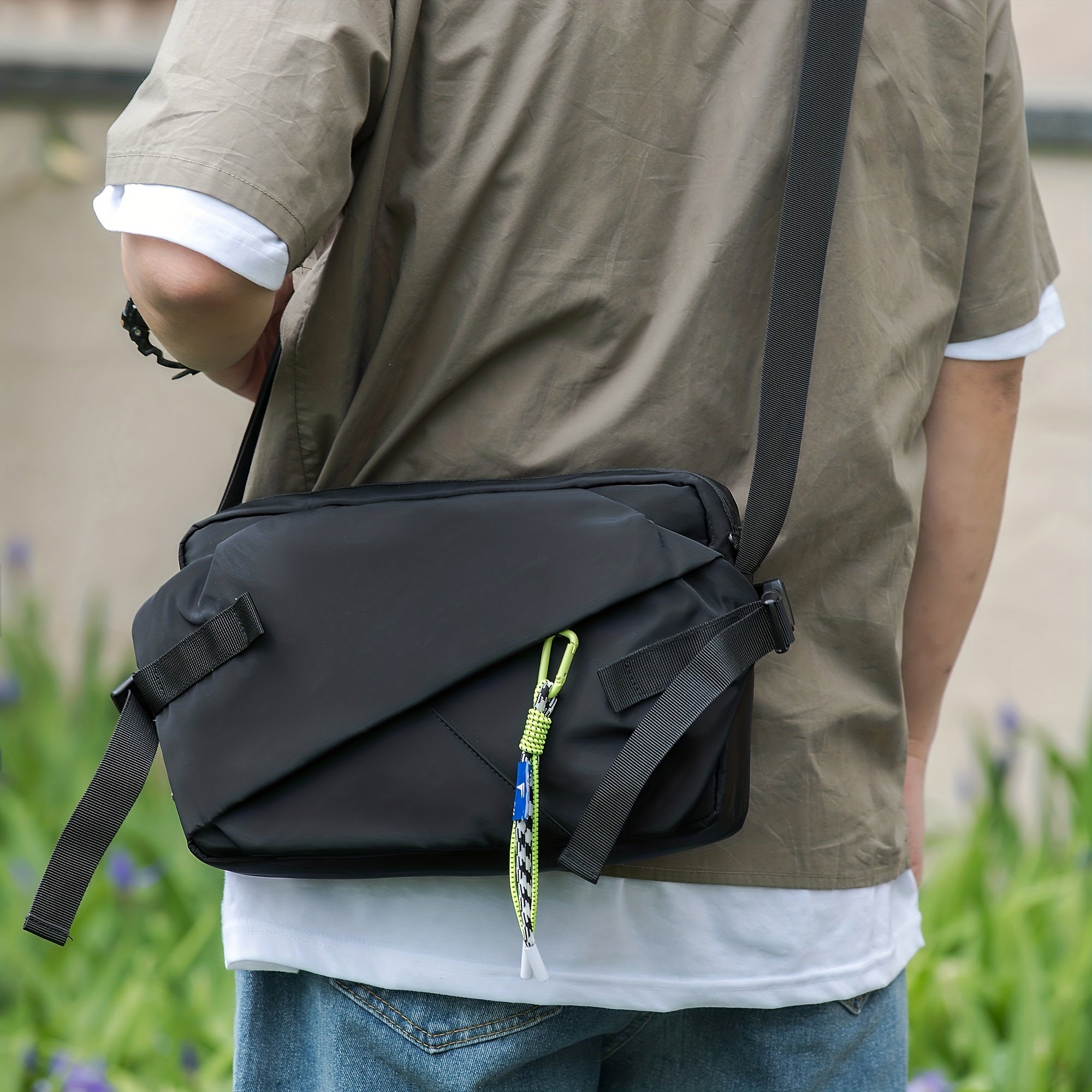 Men's Shoulder Bag Crossbody Bag Large Capacity Lightweight Waterproof Messenger