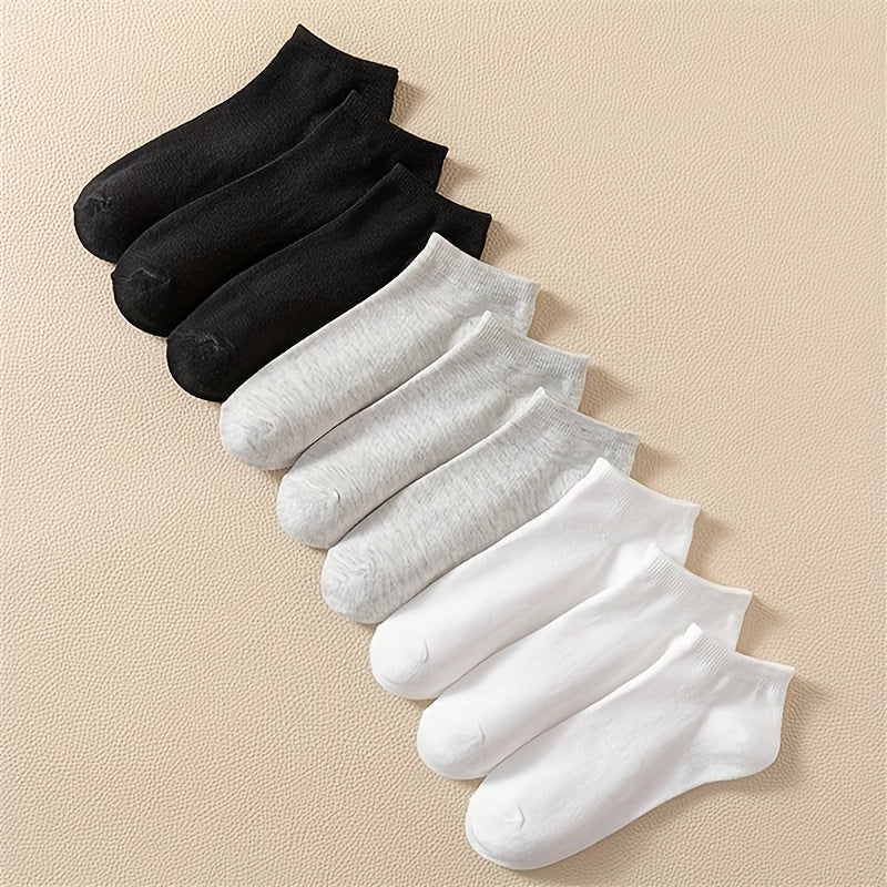 10 Pairs Soft & Lightweight Short Socks Women's Stockings