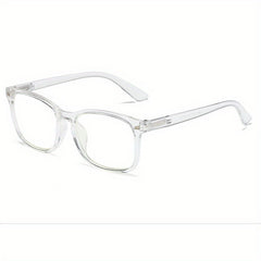 Men's Women's Glasses Spring Legs Flat Mirror Sunglasses