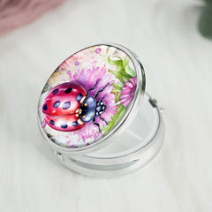 Ladybug Pill Box 3 Compartment Portable Travel Medicine Case