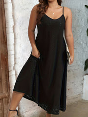  Eyelet Embroidered Maxi Cami Dress