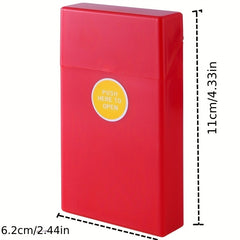 Thin Cigarette Case Plastics Portable Extended Waterproof Cigarette Case For Men
