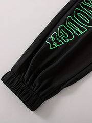 Boy's Funky Graphic Print Jogging Pants for Spring Autumn