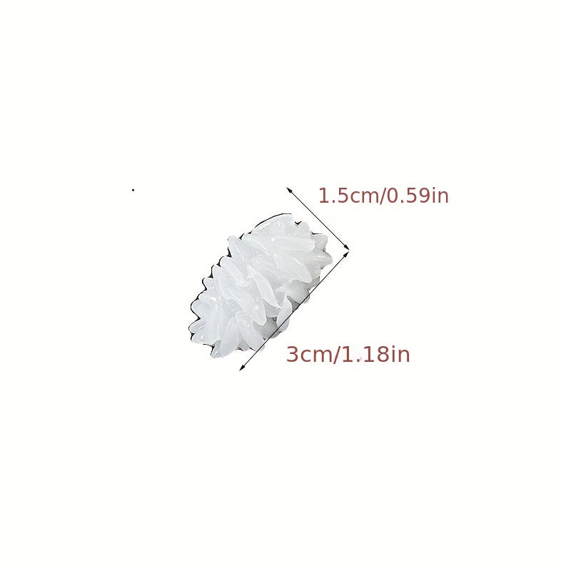 2pcs Rice Pattern Side Clip Bangs Clip Funny Duck Billed Clip Hair Accessories