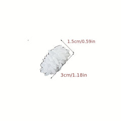 2pcs Rice Pattern Side Clip Bangs Clip Funny Duck Billed Clip Hair Accessories