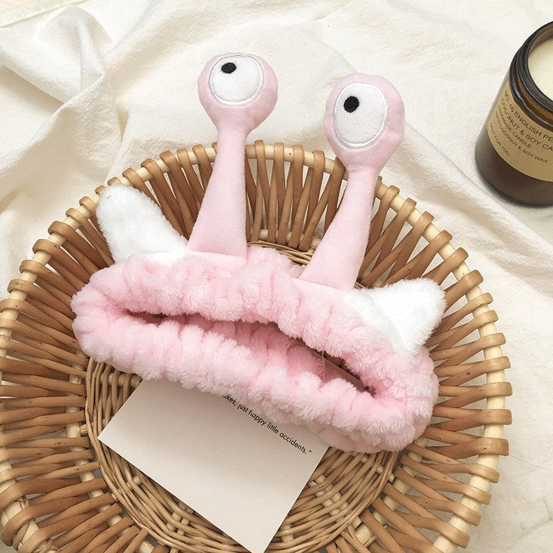Snail Face Wash Hairband Funny Headband Non slip