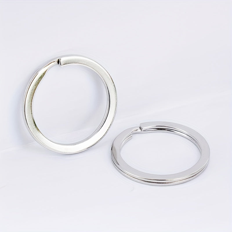 10pcs Stainless Steel Key Ring for Backpack Bag