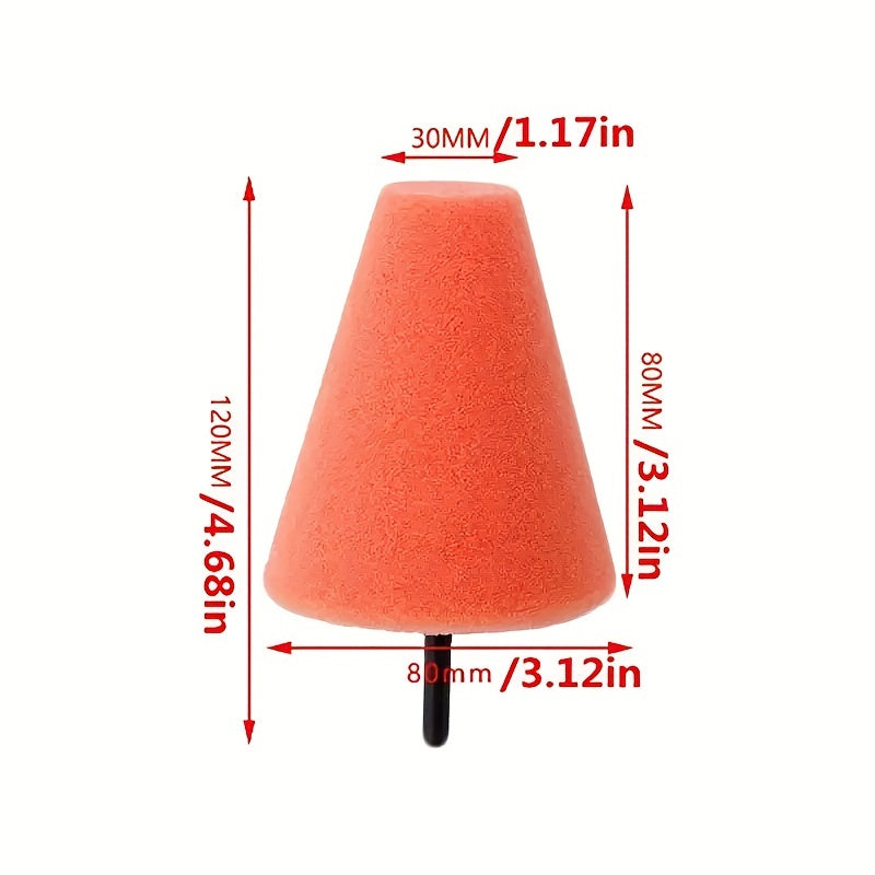 Car Wheel Hub Polishing Sponge Grinding Cone