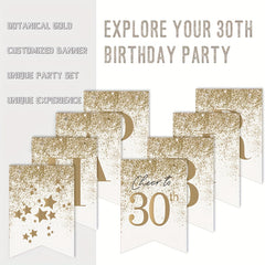 30th Birthday Silver Flower Wreath Balloon & Confetti Decoration