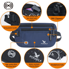 Dark Casual Waist Bag