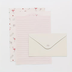 Flamingo Writing Paper & Envelopes Set for Letters