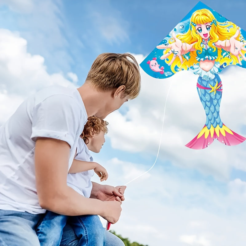Cartoon Mermaid Kite for Outdoor Fun