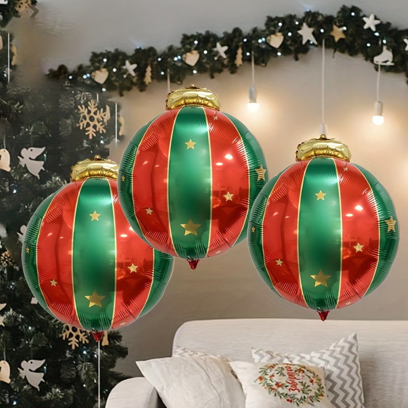 10pcs Christmas Hanging Balloons 68/58cm Party Decorative Supplies