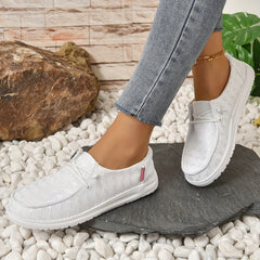 Women's Flat Mesh Loafers Casual Slip On Shoes