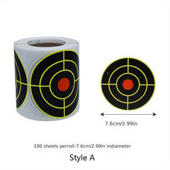 100pcs Fluorescent Splatter Targets for Shooting Fun