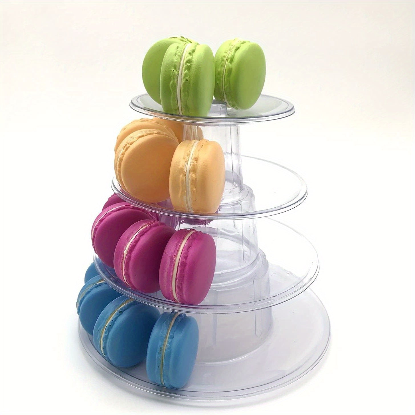 4 6 10 Tier Round Macaron Display Stand Cake Stand Dessert Cupcake Stand