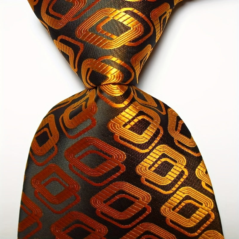 Men's Plaid Jacquard Woven Tie